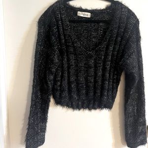 Black Sparkly Sweater by b.original